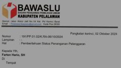 Bawaslu Pelalawan Keluarkan Surat Pelanggaran Etik Kepada Oknum ASN Tidak Netral di Pilkada